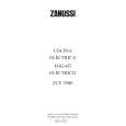 ZANUSSI ZCE5500W Manual de Usuario