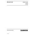 ZANKER CF4200 Manual de Usuario