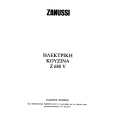 ZANUSSI Z680V Manual de Usuario