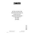 ZANUSSI ZI1642 Manual de Usuario