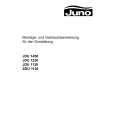 JUNO-ELECTROLUX JDU1450E Manual de Usuario