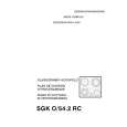 THERMA SGK O/54.2 RC Manual de Usuario