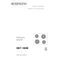 ROSENLEW RKT100W Manual de Usuario