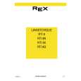 REX-ELECTROLUX RTI8G Manual de Usuario