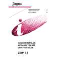 ZOPPAS ZOP35W Manual de Usuario