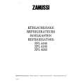 ZANUSSI ZPL4243 Manual de Usuario