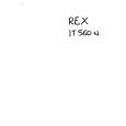 REX-ELECTROLUX IT560N Manual de Usuario