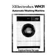 ELECTROLUX WH31 Manual de Usuario