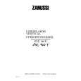 ZANUSSI ZVF140P Manual de Usuario