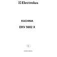 ELECTROLUX EKV5602X Manual de Usuario