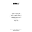 ZANUSSI HM216X Manual de Usuario