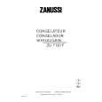 ZANUSSI ZU7120F-1 Manual de Usuario