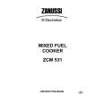 ZANUSSI ZCM531X Manual de Usuario