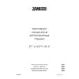 ZANUSSI ZFT 12 JB Manual de Usuario