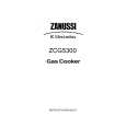 ZANUSSI ZCG5300WN Manual de Usuario