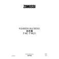 ZANUSSI F902N Manual de Usuario