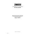 ZANUSSI ZLF60W Manual de Usuario