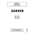 ZANKER VK202 Manual de Usuario