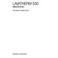 AEG Lavatherm 530 Electronic Manual de Usuario