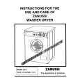 ZANUSSI ZWD1015 Manual de Usuario