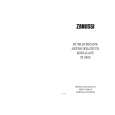 ZANUSSI ZI2402 Manual de Usuario