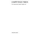 AEG Competence 7660 B W3D Manual de Usuario