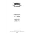 ZANUSSI ZCE640W Manual de Usuario