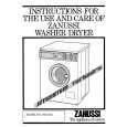ZANUSSI ZWD853 Manual de Usuario