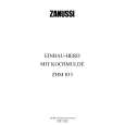 ZANUSSI ZHM833IWA Manual de Usuario