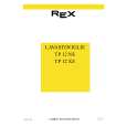 REX-ELECTROLUX TP12NE Manual de Usuario