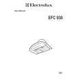 ELECTROLUX EFC938X/1 Manual de Usuario