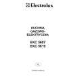 ELECTROLUX EKC5607 Manual de Usuario