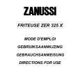 ZANUSSI ZER325X Manual de Usuario