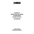 ZANUSSI ZCG55PGW Manual de Usuario
