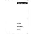 KATHREIN UFD110 Manual de Servicio