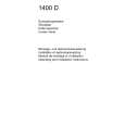 AEG 1400D-M Manual de Usuario
