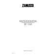 ZANUSSI ZU7155 Manual de Usuario