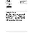 ZANUSSI ZC2301/2T Manual de Usuario
