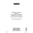 ZANUSSI ZK 21/7 AGO Manual de Usuario