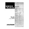 KNUTSSON NL671 Manual de Servicio