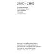 AEG 230D-W Manual de Usuario