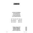 ZANUSSI ZC 255 R Manual de Usuario