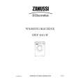 ZANUSSI ZWF1011 Manual de Usuario