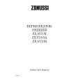 ZANUSSI ZX57/3SA Manual de Usuario