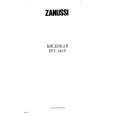 ZANUSSI ZFC144T Manual de Usuario
