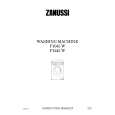 ZANUSSI F1045W Manual de Usuario