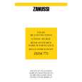 ZANUSSI ZHM773W Manual de Usuario