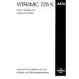 AEG VITRAMIC 725 K Manual de Usuario