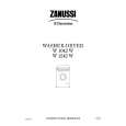 ZANUSSI W1042W Manual de Usuario