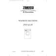 ZANUSSI ZWF1211W Manual de Usuario